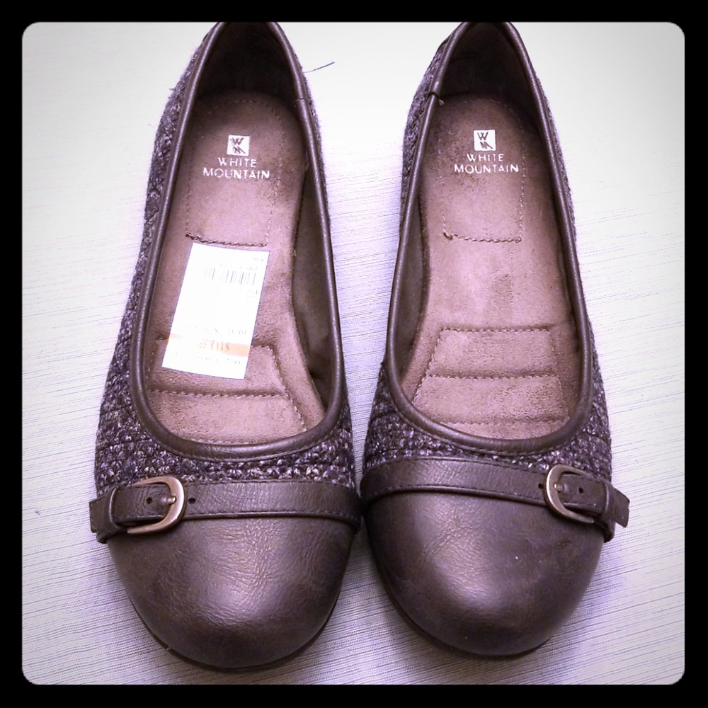 White Mountain tweed flats 9.5
